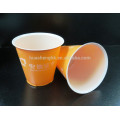 6oz clear double layer disposable plastic cup